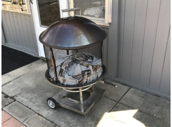 Portable Fire Pit On Wheels