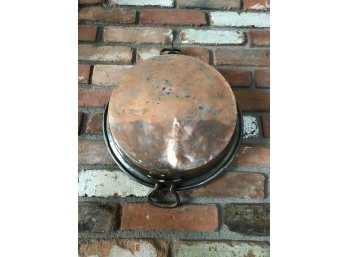 Two Vintage Copper Pans
