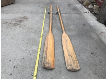 Set Of 7 Foot Rowing Oars