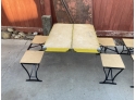 Cute Unique Set Of Portable Vintage Table And Chair Set (Check These Out!)