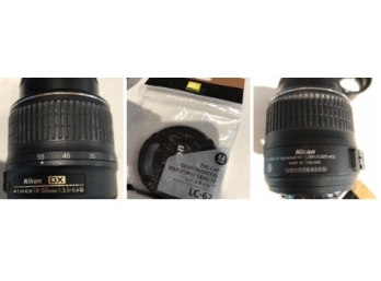 NIKON 18-55MM Camera Lens & New Lens Cap