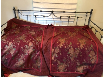 Two Matching Throws/Bed Covers
