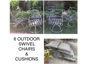 Outdoor Swivel Chairs & Cushions
