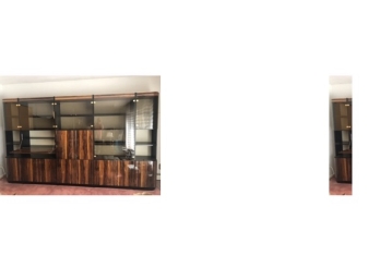 Mid-Century Wall Unit - Left Side Display Unit Section