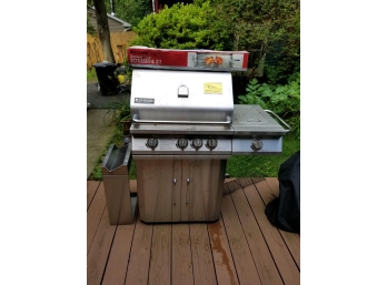 3 Burner Jenn-Air Gas Grill With Rotisserie Attachment