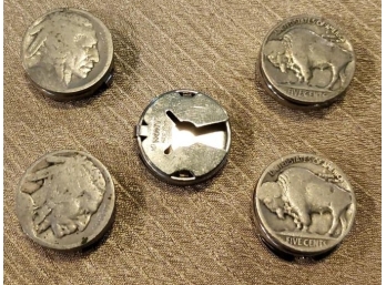 Buffalo Nickel Button Covers