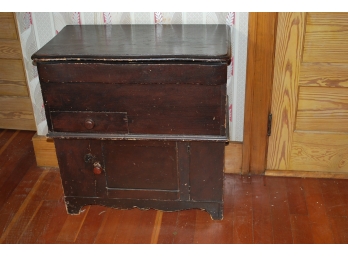 Antique Lift Top Commode