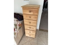 Six Drawer Tall Wood Chest