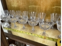 Vintage Glass Stemware Grouping 15 Pieces #2