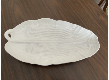 Vintage Ceramic Leaf Platter