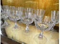 Vintage Glass Stemware Grouping 15 Pieces #2