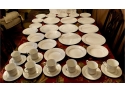 Crown Fine China - Queen's Lace Pattern (Made In China) 5-Piece Service For Eight (8)