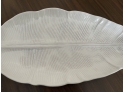 Vintage Ceramic Leaf Platter