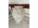 Vintage Grape Vine Motif Ceramic Or Pottery Vase
