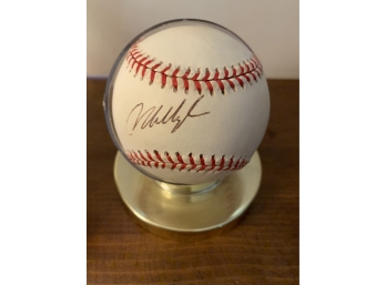 NEW YORK MET  “Mo Vaughn “ Autographed Baseball