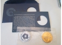 1972 Proof GEORGE WASHINGTON Dollar $1 Size REPLICA COIN Bicentennial MEDAL First Day
