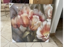 Contemporary Flower Print On Canvas
