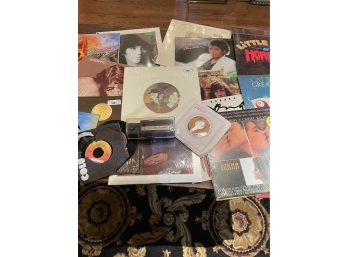 Collection Of 33 Records- Lps & 45s Plus One Cleaner