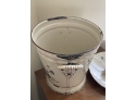 Antique FRENCH Metal Tole Slop Bucket W/Lid