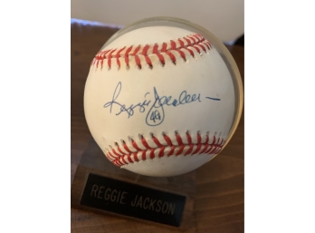 Authentic New York Yankees “ Reggie Jackson”  Autographed Baseball