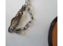 Antique  CAMEO NECKLACE, Sterling .925 Silver Setting & Chain