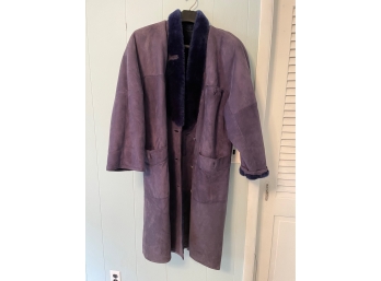 Purple Suede Womans Jacket
