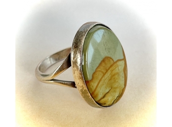 Vintage Signed Sterling Silver Artisan Ring-