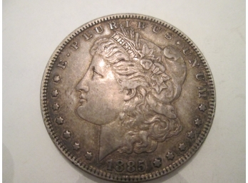 1885 Authentic MORGAN Silver Dollar $1 United States