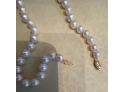 Vintage Genuine Cultured Pearls W/14kt. Gold Clasp