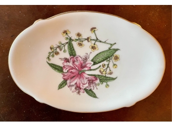 Spode, Fine Bone China Soap Dish-Strafford Flowers Pattern