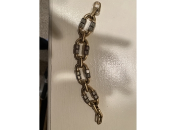 Vintage Ralph Lauren Chain Link & Crystal Bracelet