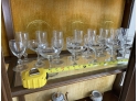 Vintage Glass Stemware Grouping 22 Pieces #1