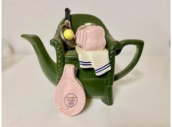 Vintage Parrington Designs England Tennis Theme Teapot