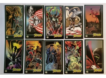 Wildstorm Spawn Trading Cards From 1995 - Lot Of 10 Cards - #1 Through #10