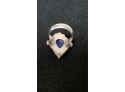 Sterling Silver Lapis Ring - Size 6