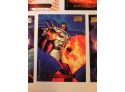 Marvel Masterpieces 1994 - 5 Trading Card Pack - Mr. Fantastic & Human Torch