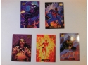 Marvel Masterpieces 1994 - 5 Trading Card Pack - Punisher & Spider-Man 2099