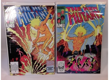 The New Mutants Comic Pack #11 & #12 - Chris Claremont - Over 35 Years Old