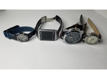 Lot Of 4 Watches - Casio, Samsung, Murano