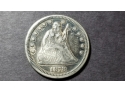 FEATURED ITEM - US 1878 CC Seated Liberty Silver Quarter - AU - Collection Standout!