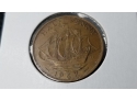 Britain Coin - 1967 British Half Penny - Bronze - Fine