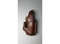 Vintage Leather Gun Holster - Alfonso's Of Hollywood Pistol Holster - 'COP'