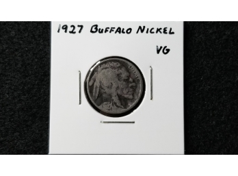 US 1927 D Buffalo Nickel
