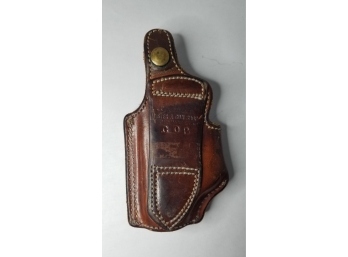 Vintage Leather Gun Holster - Alfonso's Of Hollywood Pistol Holster - 'COP'