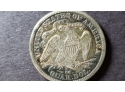 FEATURED ITEM - US 1878 CC Seated Liberty Silver Quarter - AU - Collection Standout!