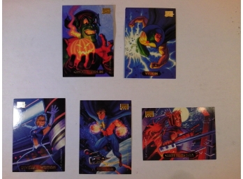 Marvel Masterpieces 1994 - 5 Trading Card Pack - Green Goblin & Vision