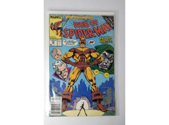 Marvel Comic Book - Web Of Spider-Man #60 - Over 30 Years Old (from 1990)