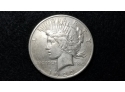 US 1923 D Silver Peace Dollar - Fine
