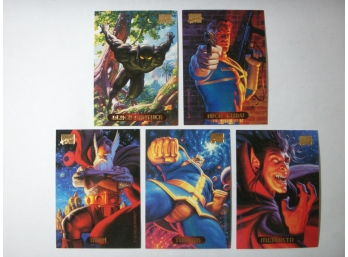 Marvel Masterpieces 1994 - 5 Trading Card Pack - Black Panther