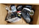 Lot Of Miscellaneous Electronics In Box - Brands Include Nintendo, RCA & Logitech